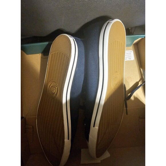 Lacoste L27 SRM Low Top Shoes Navy White Lace Up Shoes Mens Size 13 - Picture 2 of 4